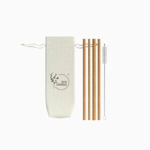 Bamboo Straw Pack of 4