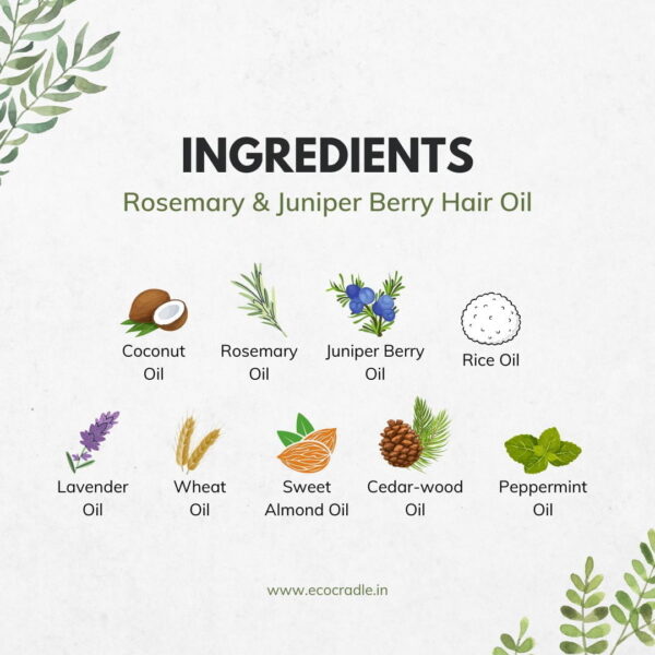 Rosemary Juniper Berry Hair Oil Ingredients