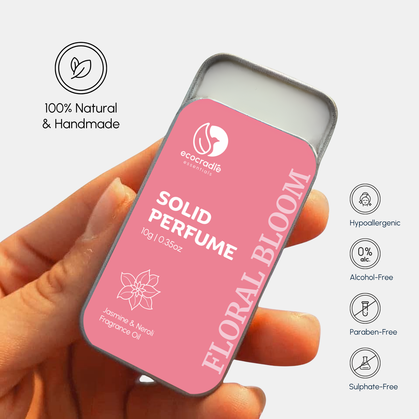Ecocradle Solid Perfume Floral Bloom