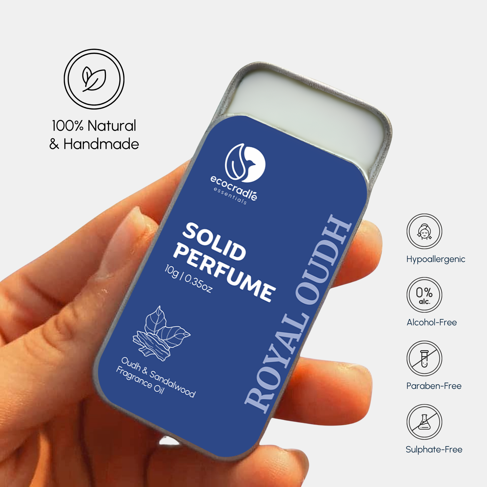 Ecocradle Solid Perfume Royal Oudh