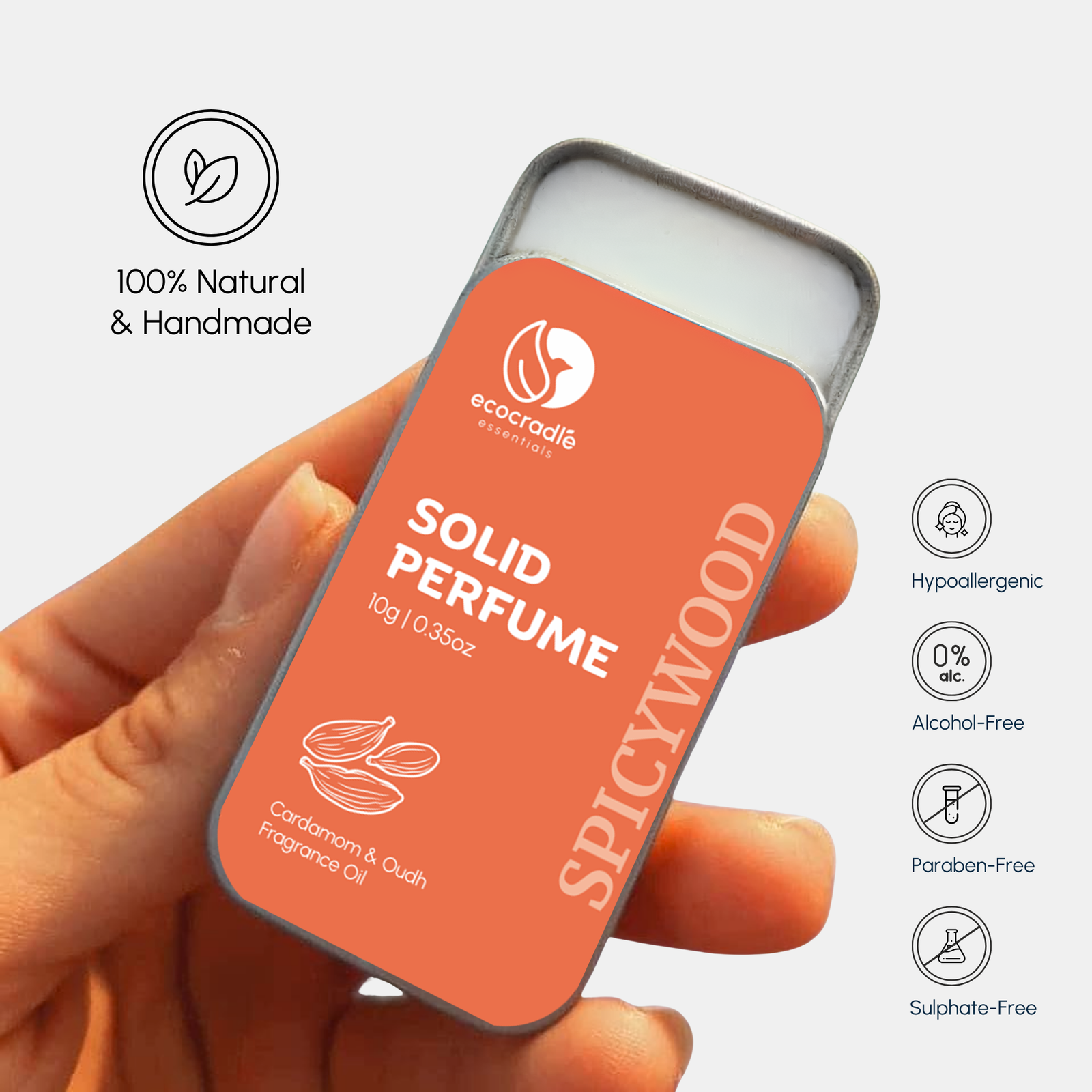 Ecocradle Solid Perfume Spicywood